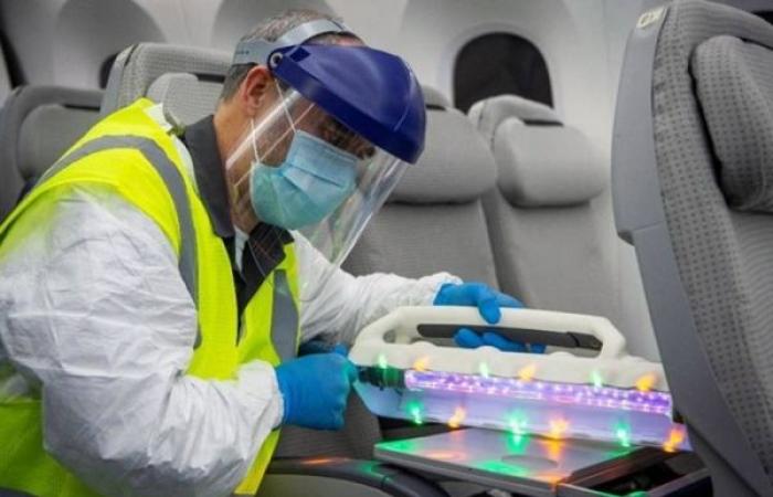 Boeing testing ultraviolet wands for aircraft disinfection