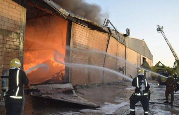 Fire breaks out in Riyadh warehouse