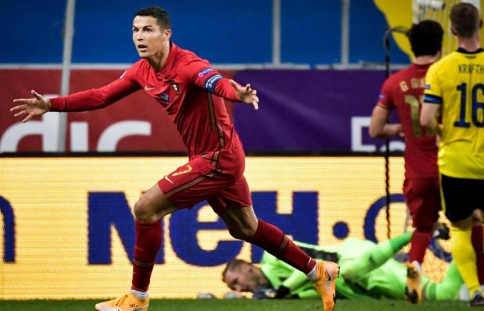 Cristiano Ronaldo sets sights on international goals record after reaching century for Portugal - in pictures