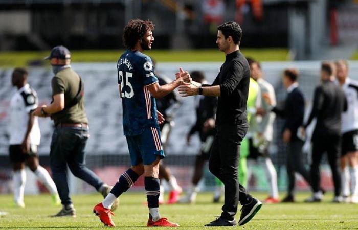 Mohamed Elneny thanks Mikel Arteta for new lease of life at Arsenal