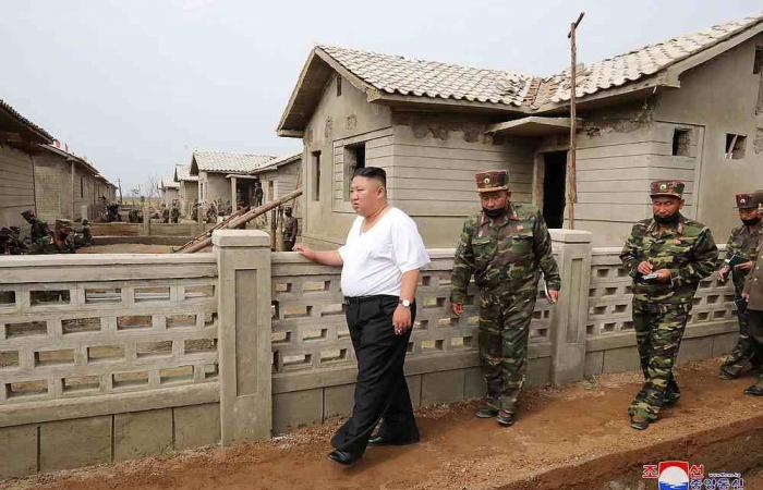 North Korea's Kim praises army for rebuilding typhoon-hit area, reports KCNA