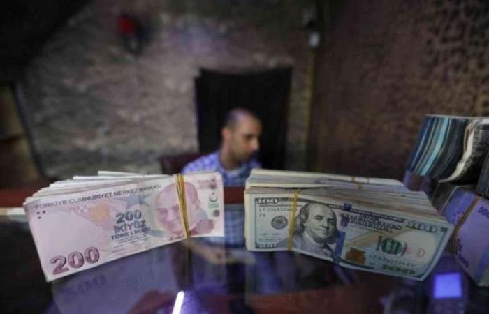 The Turkish lira falls to new highs under the weight of...