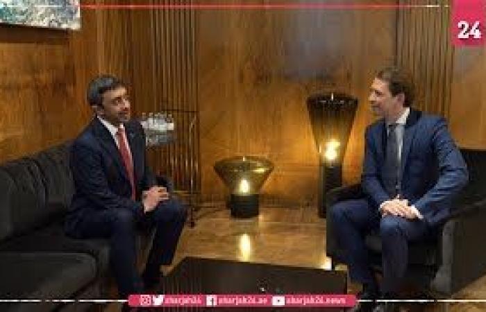 Austria’s Counselor and Abdullah bin Zayed discuss ways to enhance cooperation