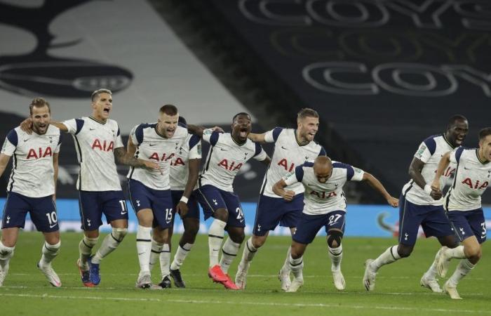 Tottenham overtake Chelsea on penalties to qualify for the League Cup...