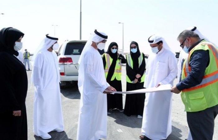 Suhail Al Mazrouei is inspecting the progress of the “Bateen Al...