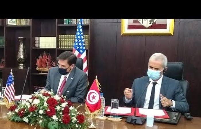 The US Secretary of Defense signs a military agreement with Tunisia...