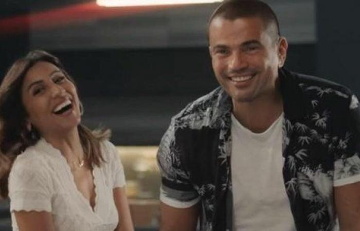 Amr Diab meets his first girlfriend in the presence of Dina...