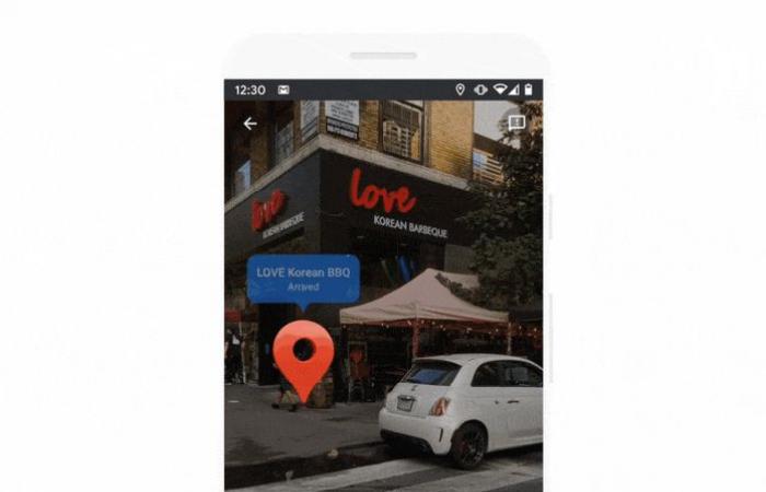 Google Maps uses augmented reality to display landmarks and help direct...