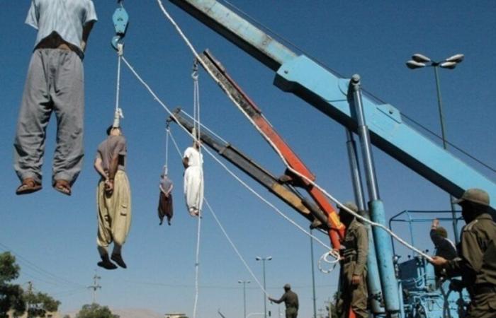 The burning of a torture center in Iran in response to...