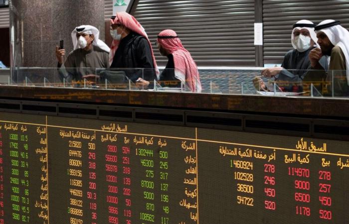 The Kuwait Stock Exchange rebounds on the first trading day after...