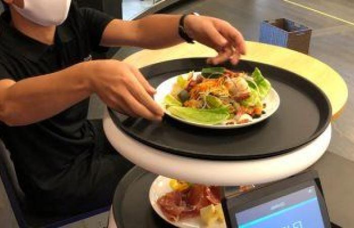 “Serve”, a barkeeping robot to provide food and maintain social distancing....