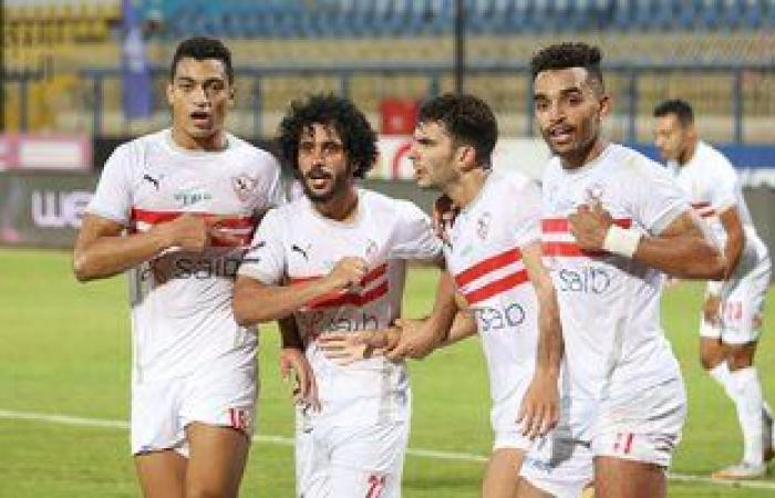 Zizou kidnapped Zamalek’s second goal in front of Smouha in the...