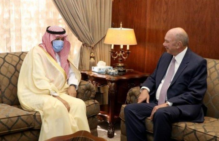 The Kingdom’s ambassador to Jordan meets the speaker of the Jordanian...