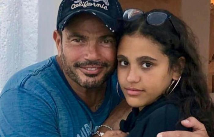 Video – Amr Diab’s daughter with a new song without music...