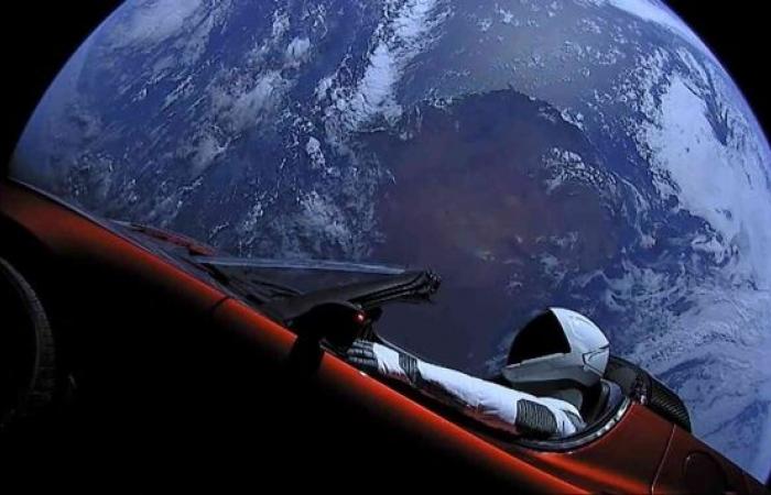 Elon Musk’s Car Flies Near Mars – Think & Art –...