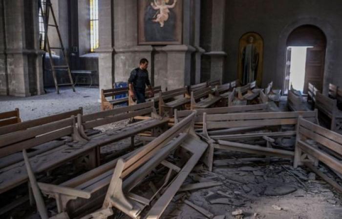 Nagorno Karabakh: Armenia accuses Azerbaijan of bombing the historic Shusha Cathedral