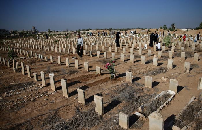 A cemetery in Syria reflects the horror of the Corona crisis...