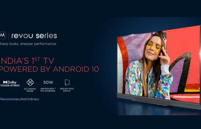Motorola unveils smart TVs with Android 10 system and MediaTek processor...
