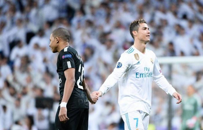 Report … Mbappe in the face of his “muse” Ronaldo