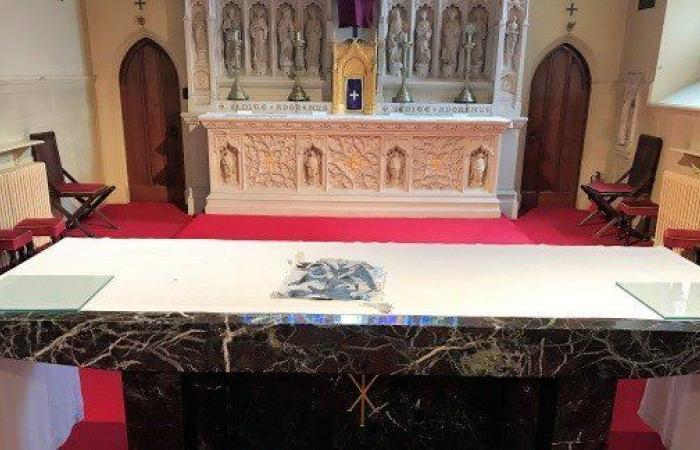 Archbishop burns altar after priest records ‘demonic’ group sex on its...