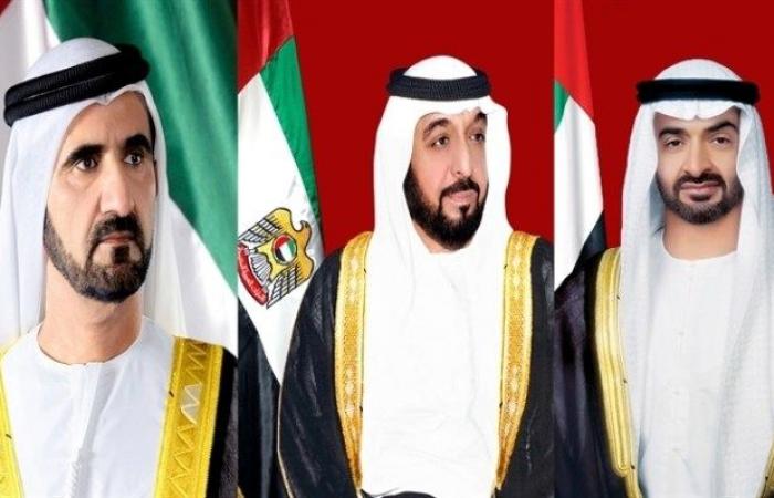 The President, Vice President and Mohammed bin Zayed congratulate the President...