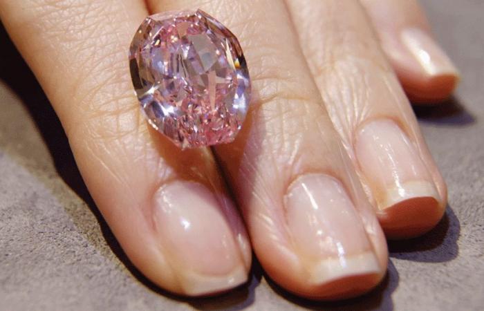 Gulf News A rare pink diamond for sale .. The...