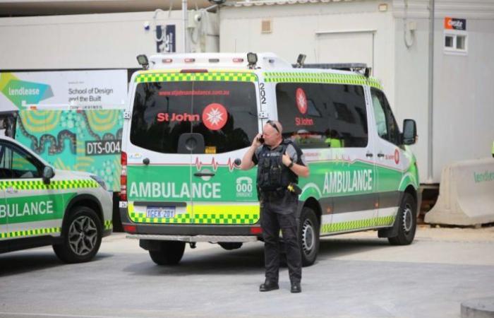A dead man collapses in the Curtin University building and authorities...