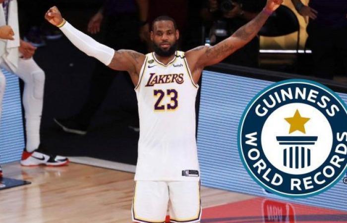 Los Angeles Lakers and LeBron James to the Guinness Book of...