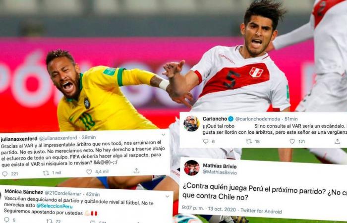 Peruvian artists react to the match Peru vs. Brazil for...