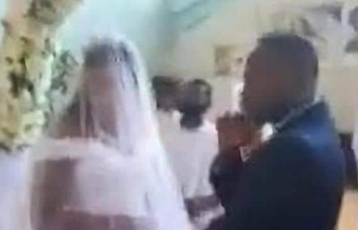 Woman storms wedding Wedding claims groom is already married to her
