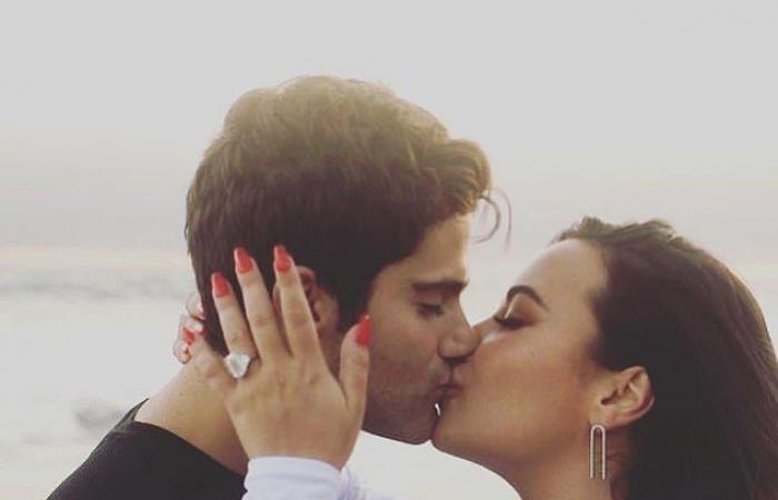 Demi Lovato’s ex-fiance Max Ehrich enjoys a cozy evening with American...