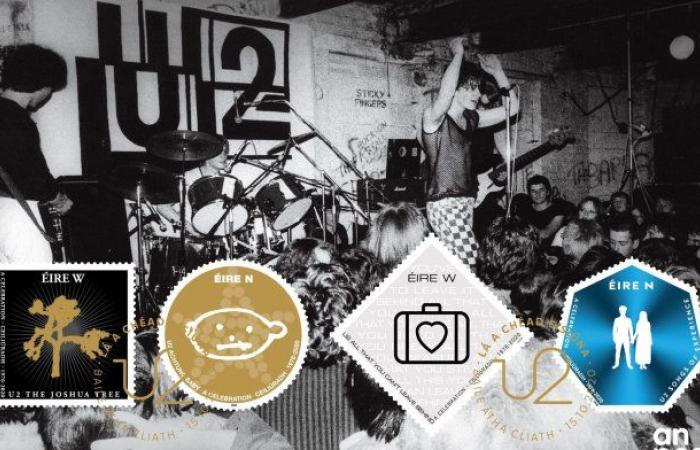 A post reveals new U2 stamps