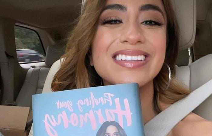 Camila Cabello stunned in a high-low dress on a barefoot stroll...