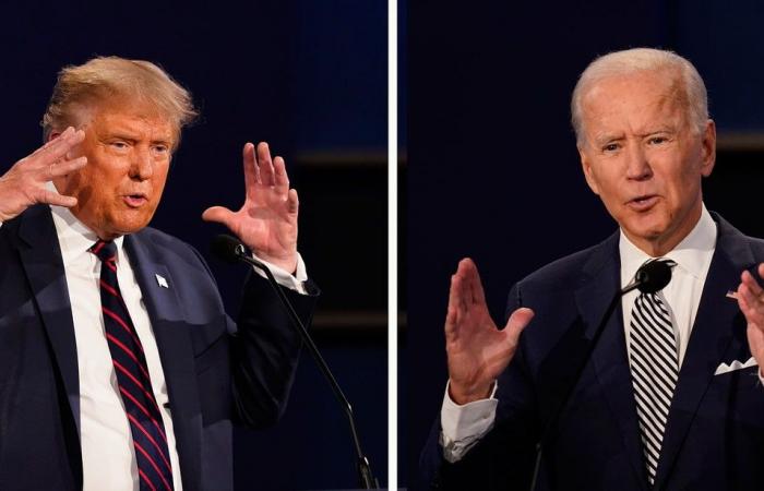 Rival broadcasters will have Trump and Biden live on the same...