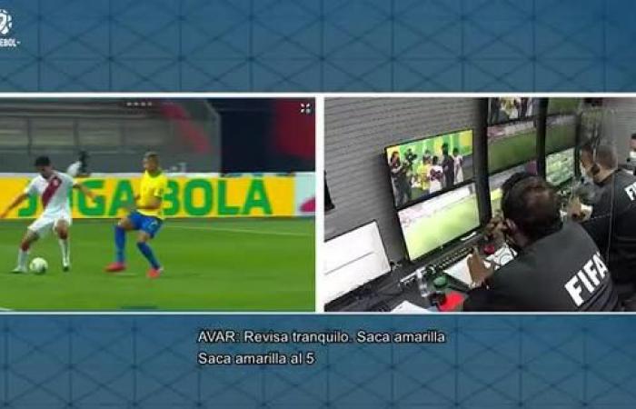 Peruvian Selection: Audios VAR Peru vs. Brazil: Conmebol broadcast videos...
