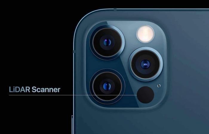 What does the LiDAR Scanner do in iPhone 12?