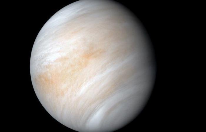 Astronomers report that Venus’ atmosphere contains an amino acid found in...