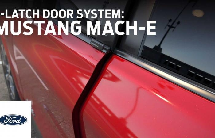 Ford explains Mustang Mach-E E-Latch door system