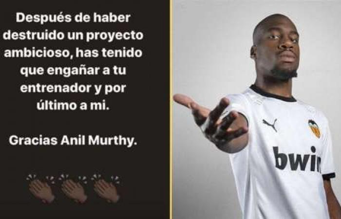 Another fire in Valencia: Geoffrey Kondgobia explodes against Anil Murthy