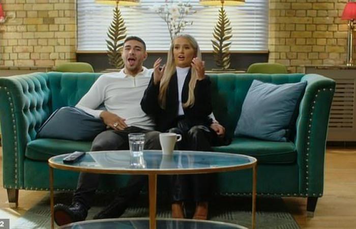 Molly-Mae Hague urges her boyfriend Tommy Fury to stop talking about...