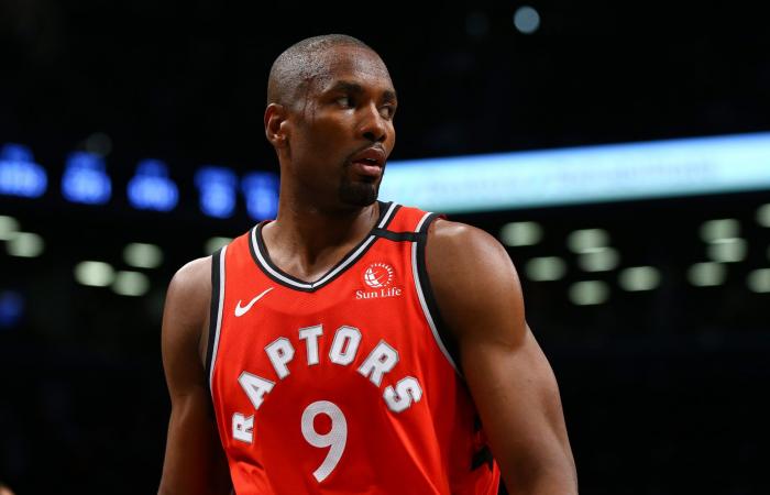 Serge Ibaka gives a clue about his future with the Toronto...