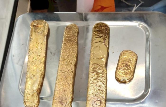 Airplane passenger in India packed with kilos of gold in anus