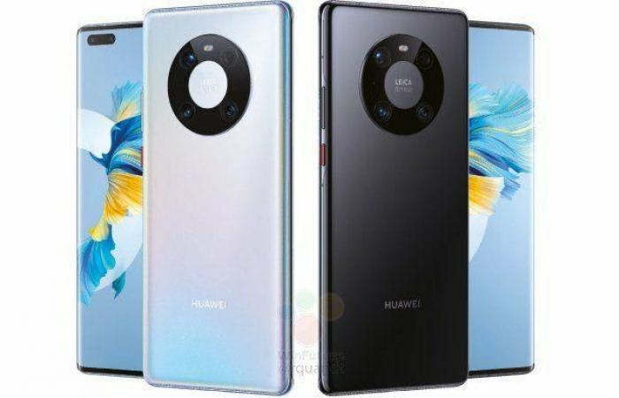 The Huawei Mate 40 Pro appears in real images: elegant and...