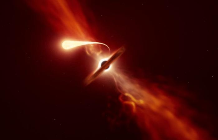 How black holes can spaghetti up stars that come too close