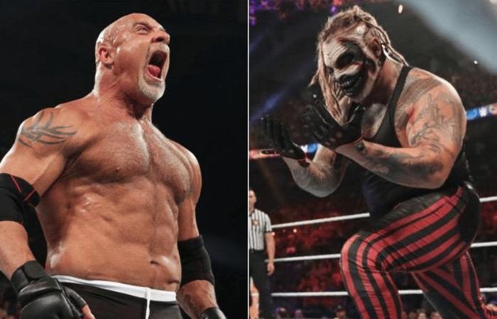 Bray Wyatt takes a cheeky slap ahead of the WWE SmackDown...