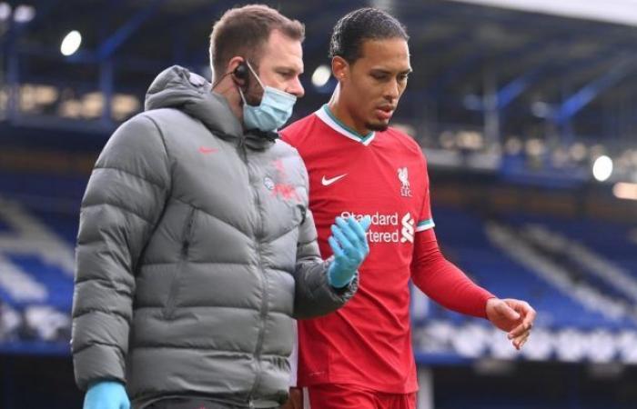 Virgil Van Dijk reportedly suffered a torn ligament; outside 6...