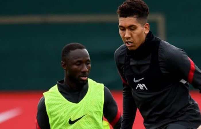 Liverpool’s line-up when Roberto Firmino fell and Naby Keita made the...
