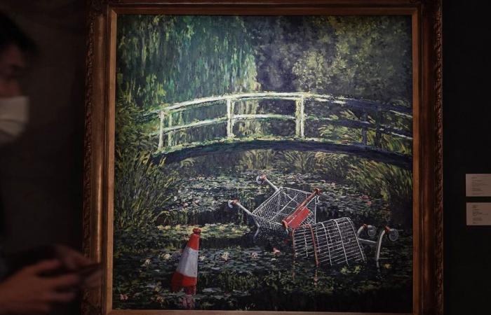 Banksy painting parodying Monet sold over 7 million pounds – rts.ch