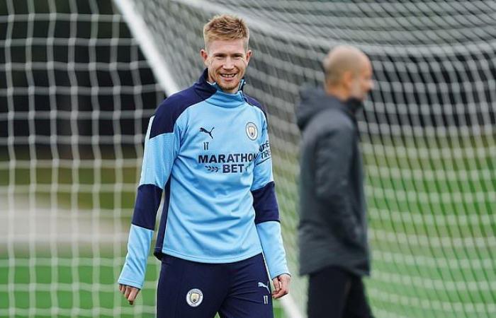 Kevin De Bruyne and Aymeric Laporte give Pep Guardiola a double...