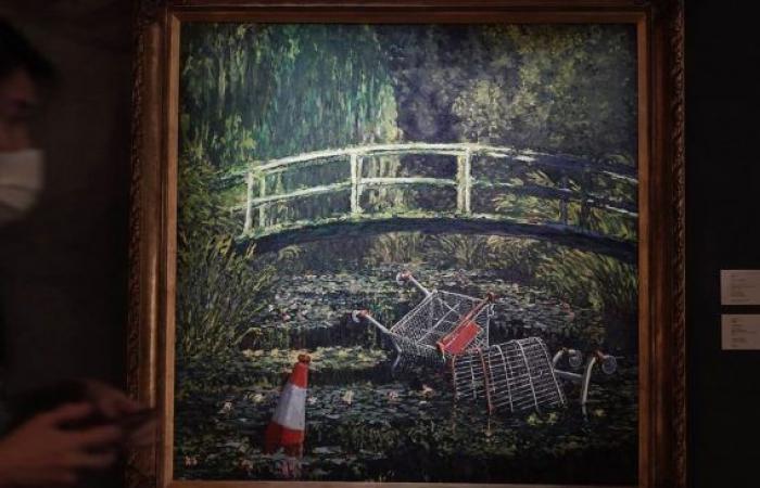 Banksy painting parodying Monet sold over 7 million pounds – rts.ch